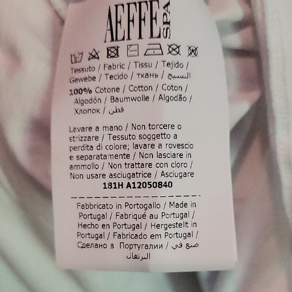 Moschino Boutique White Tee with Colorful Fashion Print - Picture 4 of 5